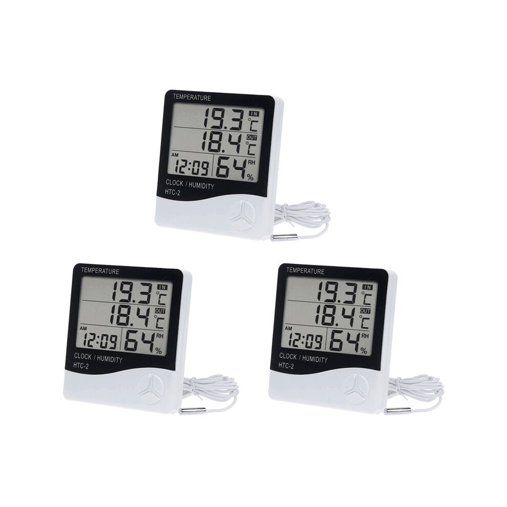 3X Indoor Digital Thermometer Home Hygrometer,Accurate Outdoor Temperature Monitor,Humidity Gauge Indicator Thermometer