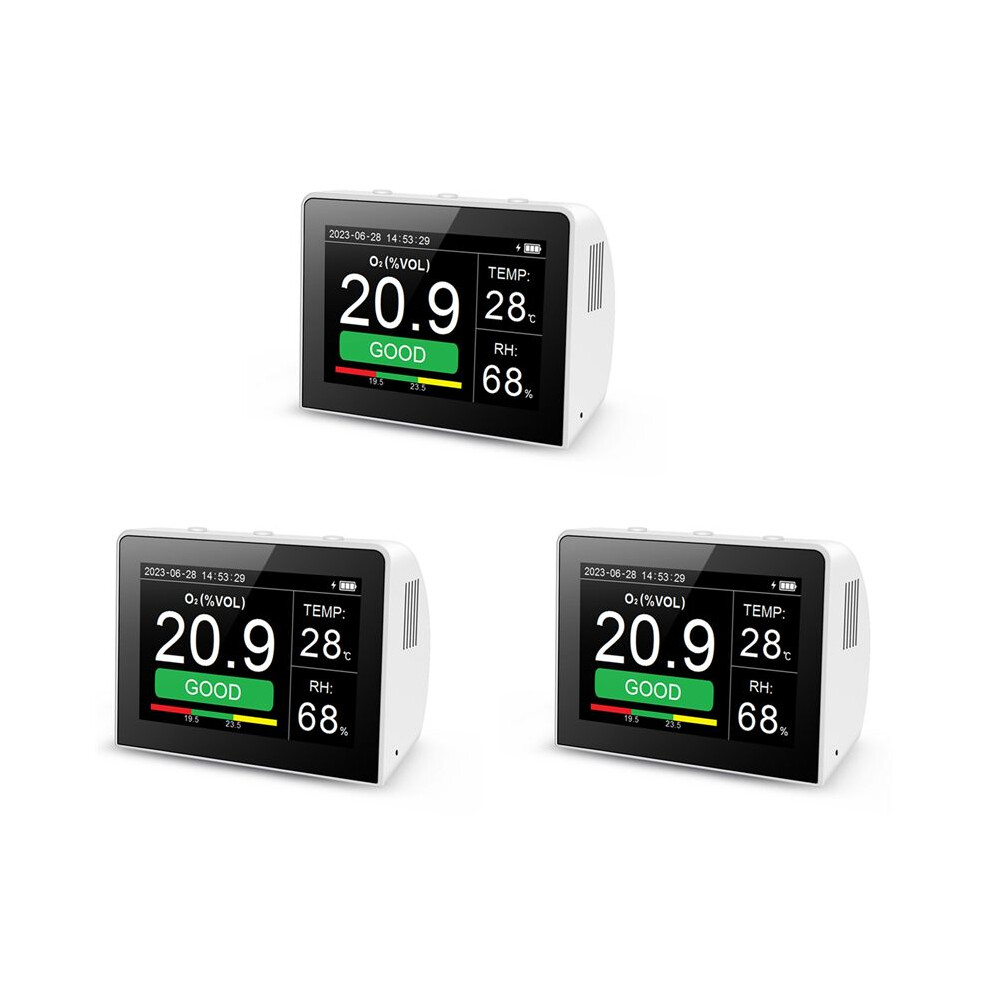 3X Handheld Oxygen Concentration Detector Temperature And Humidity Detection Oxygen Detector Oxygen Test 6033019127691