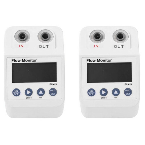 2X Digital Display Filter Water Flow Meter with Electronic Digital Display Monitor Filter Water Flow