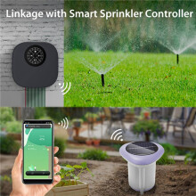 2X Tuya  Zigbee Solar Soil Sensor for Gardening Temperature and Humidity Meter APP Control Digital Soil Thermometer