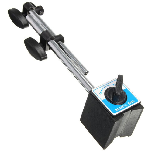 2X Magnetic Base Holder with Double Adjustable Pole for Dial Indicator Test Gauge Ymb-B 2