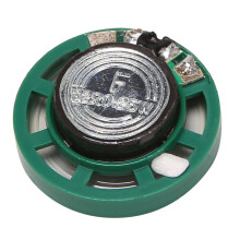 0.25 W 32 Ohm Plastic 4 Magnetic Speaker with 27 mm Diameter Green + Silver