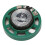 0.25 W 32 Ohm Plastic 4 Magnetic Speaker with 27 mm Diameter Green + Silver 1