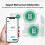2X Temperature and Humidity Recorder  Temperature Humidity Monitor Support Automatic Data Reports 3