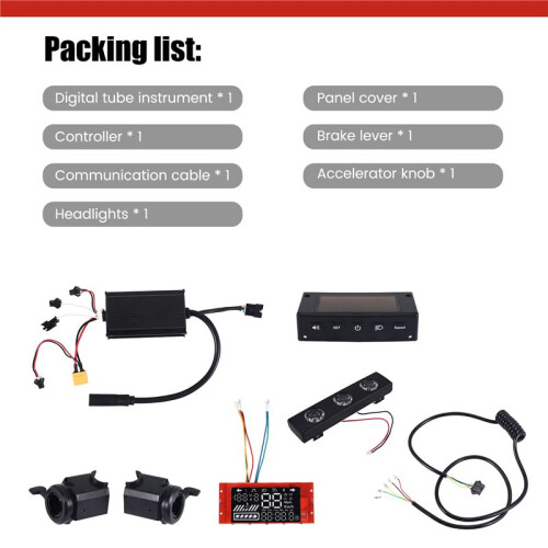 for  S1 S2 S3 ETWOW Electric Scooter Control Board Assembly Dashboard Display Panel Parts Display Screen Case 2