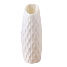 Vase en Plastique Nordique Anti-Goutte Vase de Fleur Simple Imitation de Pot de Fleur en CéRamique DéCoration Vase à la Maison pour la DéCoration