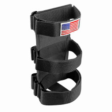 Roll Bar Fire Extinguisher Holder Adjustable Extinguisher Strap for 1965-2021 TJ CJ YJ JK JL JT, Black