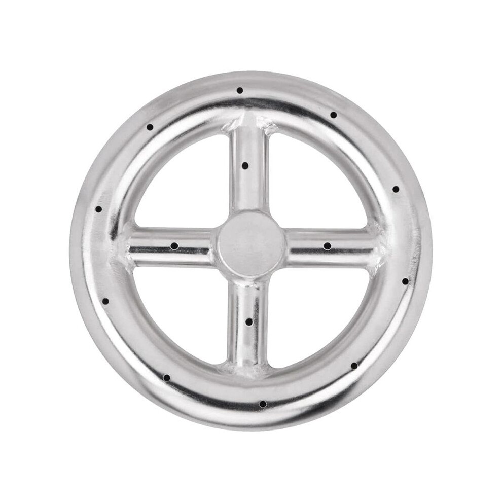 6 Inch Round Fire Pit Burner Ring For Natural Gas & Propane Fire Pit Fireplace Fire Pit Burner For Indoor & Outdoor Saudism