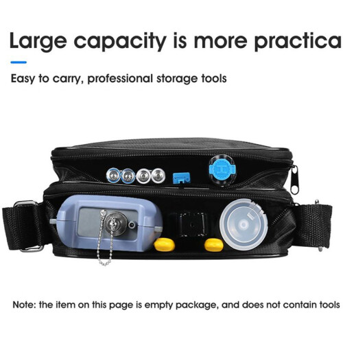 FTTH Special Tool Kit Fiber Optic Tool Empty Package Hardware / Network Tools Storage Bag 24cmx10cmx18cm(Empty Package) 2