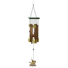 Antique Wind Chime Copper Tube Silver Tube Outdoor Garden Door Hanging Decor Copper Multitube Bell Wind Chime Home