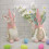 Easter Decorations, 2 Pcs Easter Gnomes Decor, Spring Gnomes Plush Swedish Tomte Elf Stuffed Doll,Easter Bunny Ornaments 3