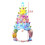 Easter Decorations - Lighted  Gnomes Resin Easter Tree with Multicolored Lights -  Prelit Easter Holiday Decor 6