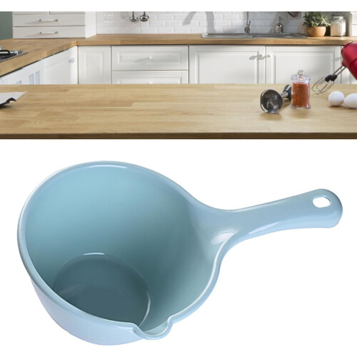 Plastic Water Ladle Bath Scoop Large Capacity MultiPurpose Use for Bath Kitchen Blue 2