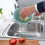 Plastic Water Ladle Bath Scoop Large Capacity MultiPurpose Use for Bath Kitchen Blue 2