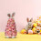 Easter Bunny Tree Decorations,Light  Easter Bunny Tree with Colorful Lamp Beads, Operated Artificial A 3