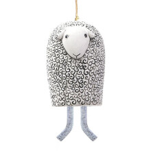 Carillon à Vent Vintage - Style Boho, Adapté pour la DéCoration ExtéRieure, Jardin, Terrasse. Carillon éOlien Animal Mignon Marmotte, F