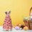 Easter Bunny Tree Decorations,Light  Easter Bunny Tree with Colorful Lamp Beads, Operated Artificial A 4