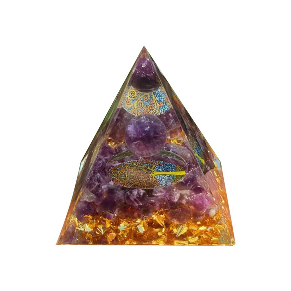 A Pyramid Ornaments Crystalenergy Generator Orgone Pyramid For E- Protection Healing Meditation Crystal Chakra 4713236268552