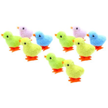 Fun Clockwork Plush Jumping Chick Toys Kids Baby Shower Birthday Favors Halloween Easter Homecoming Boys Girls Gift