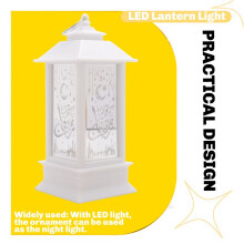 Eid Mubarak LED Lanterne Ornements Ramadan Lanterne Veilleuse Éclairage Décorations pour la Maison Ramadan Festival Fête Cadeaux,G