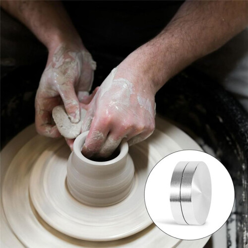 4pcs 30mm Pottery Trimming Spinners, Metal  Pottery Wheel Tools, Ceramic Tools Trim Stabilizer 2