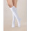 Women's Combed Cotton Knee-High Socks Seamless Toe Black 5