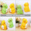 Cofrinho de Dinossauro KALLORY para Crianças, Design Fofo, Amarelo, 18,1 x 12,6 x 12 polegadas (1 peça) 4