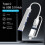 Προσαρμογέας τύπου C σε USB3.0Hub4Ports4-σε-1Βάση σύνδεσηςΕξαιρετικά λεπτός διαχωριστής 2