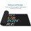 Προσαρμοσμένο Mouse Pad για Gaming με Φωτογραφία/Κείμενο, Αντιολισθητική Βάση από 5
