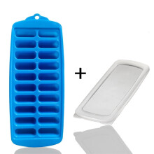 Forma de gelo com tampa – PP e TPR – 1 unidade