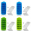Plastisbricka med lock, 12-kubers kapacitet 8