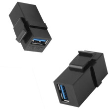 Cábla Oiriúnaithe USB3.1 Cineál-C go USB-A Baineann, Tiontaire Ardluais le haghaidh Sonraí, Físeán, agus Muirearú Tapa, Dubh (0.2m/1m)