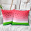 Vattenmelon örngott 20x20 tum, bomullslinne, 2-pack 4