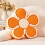 Blomsterformet plysjgulvpute – 33 cm 1