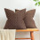 Lot de 2 housses de coussin aspect lin 20x20 pouces 1