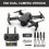 Mini drone dobrável E88 com câmeras duplas e giro de 360 2