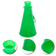 Outdoor Activities Cheer Megaphone Plastic Green 1Pack