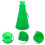 Outdoor Activities Cheer Megaphone Plastic Green 1Pack 1