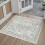 Black Vintage Distressed Area Rug 2x3 Feet 3