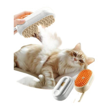 1-Touch Steam Grooming Brush, Portable USB Tool for Deep Cleaning Pet Massage & Care