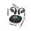 Touch Screen Earbuds Wireless 5.4 Bluetooth Smart Screen Rich Functions Always Control Open Bluetooth Headset Open HD LED Earphones 3