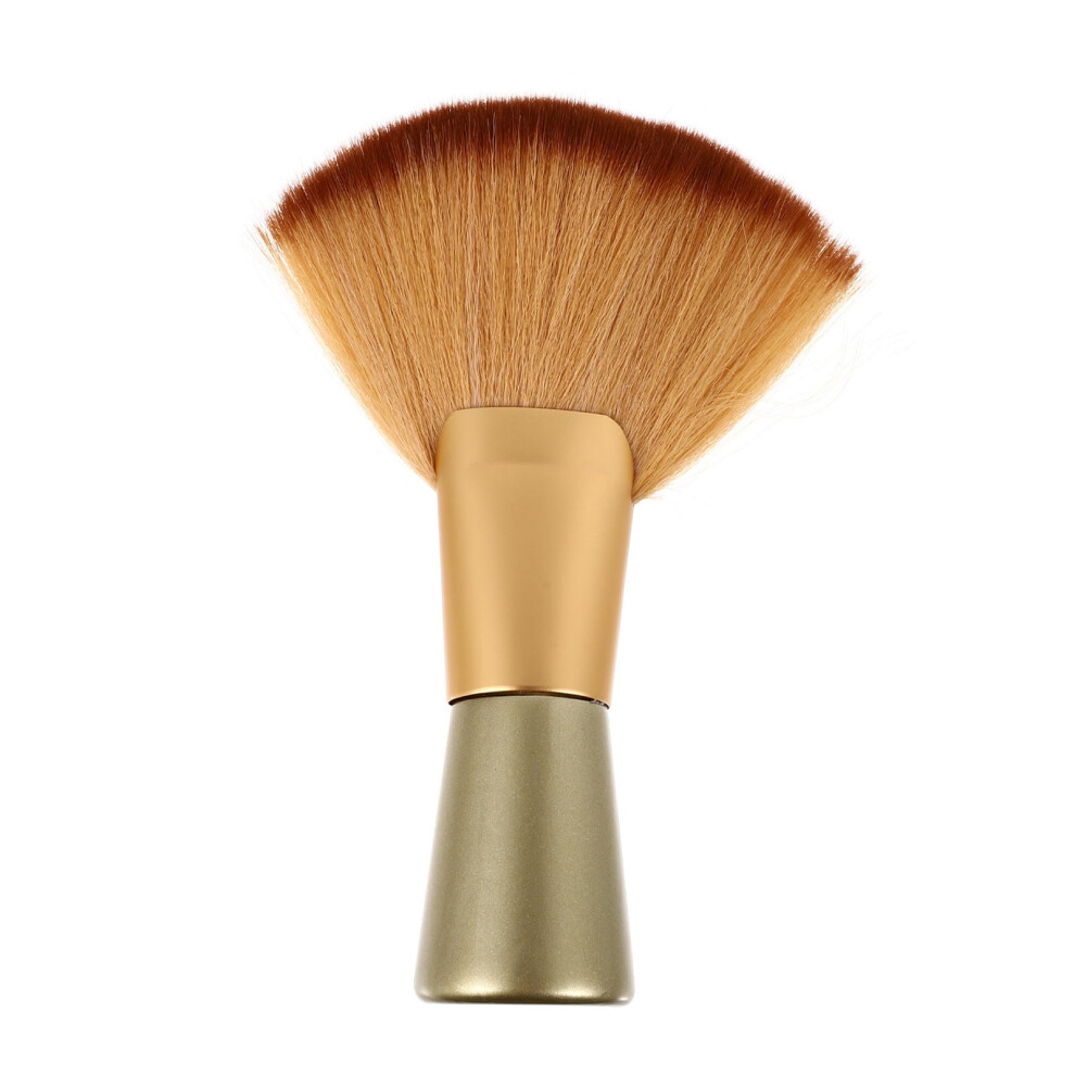 1Pc Broken Hair Sweep Brush Barber Neck Duster Wood Material For Men And Women In Hair Salon