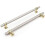 Cabinet Handles and Knobs Brushed Nickel Gold 2-Pack 1