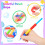 Multicolor Rubber Pencil Grips for Handwriting – Writing Posture Correction Tool & Teaching Supply 5