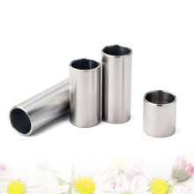 4-Piece Chromed Steel Slide Set for Acoustic Blues Guitar Silver Tone Slides