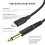 Καλώδιο στερεοφωνικού USB-C σε 6,35 χιλ. για κιθάρα και ηχητικό εξοπλισμό 5