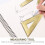 Kits Brass Triangle Ruler Protractor Set for Math & Drafting 4