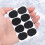 16 stk. 0,8 mm munnstykkelapper til alt-/tenorsaksofonklarinett, puter og puter (svart) 2