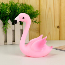 OUNONA Flamingo Cake Decorations Pink Flamingo Cake Topper Decoration for Christmas 1Pack