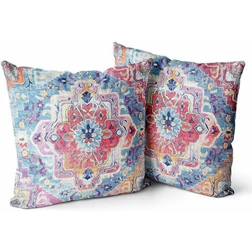Κοντά βελούδινα μαξιλαροθήκες boho 12x20 εκ. σετ των 2